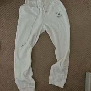 Juicy Couture White Jogger Pants
